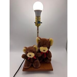 Vintage ADI Teddy plush bears musical “It’s A Small World” by